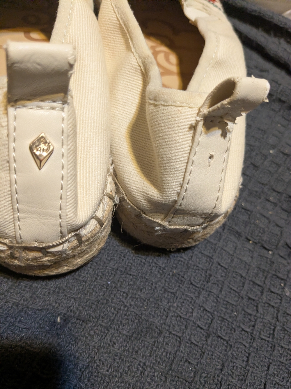 Sam Edelman Embroidered Carrin Espadrilles 8 Anthropologie Cream - Picture 2 of 7